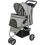 TRIXIE Dog Stroller for Small Dogs and Cats, Lightweight and ...
