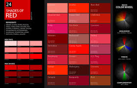 It represents passion, warmth, sexuality, but it is also known as a color that stands for danger, violence, and aggression. Shades Of Red Color Palette And Chart With Color Names And Codes Graf1x