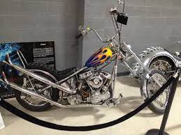 Bike From Movie Ghost Rider At Motorcyclepedia Museum In Newburgh Ny Bike Harley Davidson Motorcycles Cafe Racer