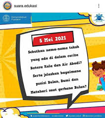 Gambar diatas menceritakan tentang ibu yang sedang menjemur baju dan ayah yang sedang berolahraga. Https Www Kemdikbud Go Id Main Files Download B7b99e046e45247