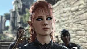 Merlena Broden half dragon fighter/sorceress portrait