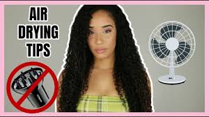 Heat dehydrates the hair and leaves the cuticles dry, rigid and brittle. How To Dry Curly Hair Faster No Heat Youtube