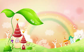 Foto capung kecil yang hinggap di bunga. Free Download Gambar Dunia Kartun Fantasi Yang Cantik Cantik 1600x1000 For Your Desktop Mobile Tablet Explore 46 Kids Wallpaper Design Wallpaper For Kids Kids Bedroom Wallpaper Children S Room Wallpaper