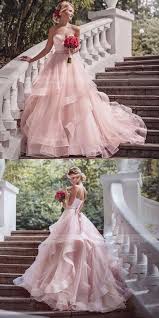 Bustie brautkleid a linie hochzeitskleid bodenlang in pink silhouette: Hochzeitskleid Pink Abendkleid
