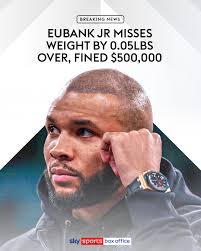 BREAKING: Chris Eubank Jr has failed to make the weight ahead of Saturday  night's main event clash with Conor Benn 🚨