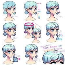 Once you have the base color added, define where your light source is. Images Of Anime Hair Coloring Tutorial