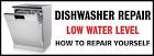 Dishwasher low water pressure