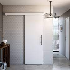 En leroy merlin todos los productos al mejor precio. Ensemble Porte Coulissante Lali Mdf 73cm Rail Yali En Aluminium Cache Rail Leroy Merlin