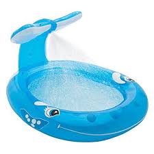Jet De Baleine Piscine Bassin Pour Enfants Avec Protection Solaire La Baleine Arroseuse Piscine Pataugeoire Arroseuse En Forme De Piscine Pour Enfant Jouets De Piscine Et Pataugeoire