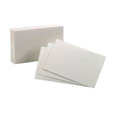 Select the orientation of the index card. Oxford Index Cards 4x6 Plain White Walmart Canada