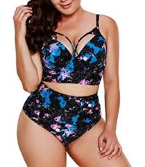 Amazon Com Camlinbo 2019 Womens Plus Size Swimsuit High