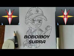 Each pack contains 6 cards. How To Draw Boboiboy Supra Youtube