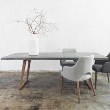 Take A Look At This Mid Century Modern Home Decor With Dazzling Mid Century Furniture Www Concrete Dining Table Granite Dining Table Dining Table With Bench