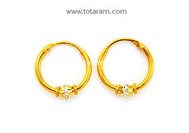 22k Gold Baby Hoops Ear Bali Gold Jewelry Stores 22k Gold Jewelry Gold Jewelry Gift