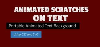 Portable Animated Text Background Using Css And Svg Text Animation Text Background Css