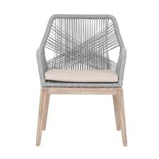 Loom Arm Chair Gray Dining Arm Chair Furniture Dining Chairs