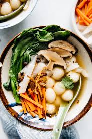 Savory Tang Yuan Recipe Vegan Chinese Glutinous Rice Dumplings For Winter S Solstice Vegan Recipes Healthy Recipes Seafood Recipes