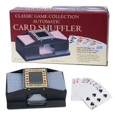Shuffling is a procedure used to randomize a deck of playing cards to provide an element of chance in card games. Card Shuffler The Toy Store