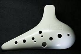 Details About Woodnote Alto C New 12 Holes Ocarina Flute Ivory White With Fingering Chart