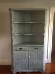 The most obvious use for hutches is storing items you'd usually find in a kitchen or dining room. Corner Hutch