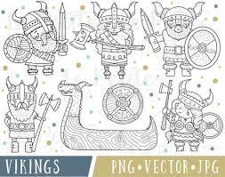 Viking Line Clipart Instant Download Digital Clip Art Images Etsy Minion Coloring Pages Clip Art Line Clipart