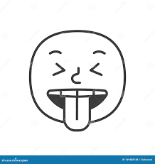 Emoji Noir Et Blanc De Fase Mauvais De Sourire Vecteur ENV 10 Illustration  Stock - Illustration du abstrait, tête: 149408748