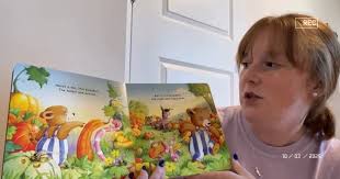 Reading Click Clack Moo Cows That Type with Dad