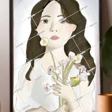 Wall Art for Women -A Girl With A Passion- Wall Art Print