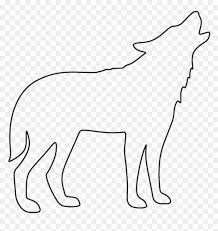 Step by step instructions on drawing a simple wolf howling at the moon. Drawing Dog Arctic Wolf Clip Art Wolf Howling Drawing Outline Hd Png Download Vhv