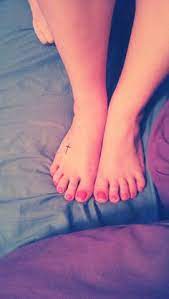 These kinds of tattoo placement on areas like ankle, lower back, foot and wrist. Ellenslillehjorne Small Cross Tattoo On Foot