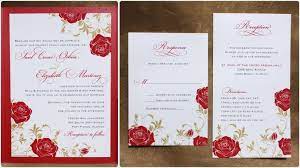 Turquoise Red Roses Red Roses And Buds With Gold Leaves And Vines In A Metallic Red Wedding Invitations Wedding Invitations Pocket Fold Wedding Invitations