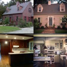 1940 S Cedar Shake Cape Cod Renovation Before After Cottage Design House New Homes