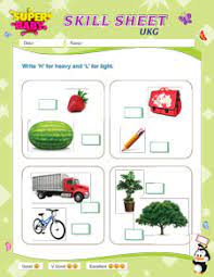 ukg worksheets