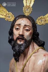 Pedro Manzano restaura al Señor Atado a la Columna de la Vera Cruz de Utrera