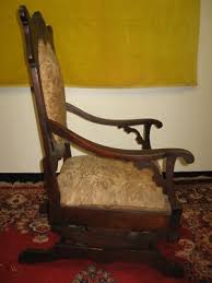 Original piece with a lot of chara. 1800s Victorian Antique Platform Rocker Rocking Chair 159474996