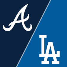 Los Angeles Dodgers hosting the Atlanta Braves in NLDS Game 1