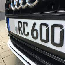 Eu Kennzeichen 3d Carbon Perfomance 460mm