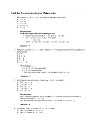 Dua orang siswa yang bekerja sama saat mengerjakan ulangan. Contoh Soal Dan Jawaban Logika Matematika Proposisi Peranti Guru