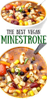 The Best Vegan Minestrone Soup Ever In 2020 Vegan Minestrone Soup Vegan Soup Recipes Vegetarian Soup Recipes