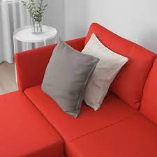 Nel nostro assortimento trovi un'ampia scelta di stili, colori e materiali tra cui scegliere. Brathult Divano Angolare A 3 Posti Vissle Rosso Arancione Ikea It