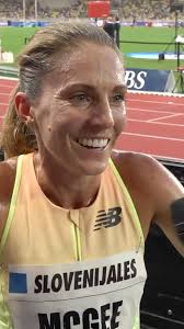 First woman to break four minutes in the mile? Not quite 😅, But American  record holder? Absolutely 😏, @corymcgeeruns’s childhood dream hasn’t come  true yet, but she’ll take an American record for now. ...