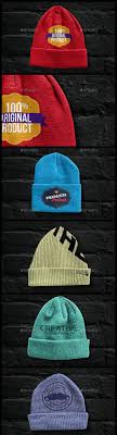 Beanies Pack Mock Up Mockup Free Psd Free Graphic Design Free Mockup