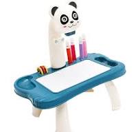 BAKAM Kids Drawing Projector Table - Trace & Paint Art Station With Light &  Music For Ages 3-8
