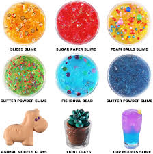 Maybe you would like to learn more about one of these? Buy 126 Pcs Diy Slime Making Kit For Girls Boys Birthday Idea For Kids Age 5 Ultimate Fluffy Slime Supplies Include 28 Crystal Slime 2 Glow In The Dark Powder 48