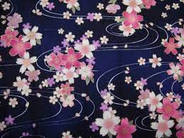 Pine tree (松 matsu) the pine tree is a evergreen and a long living, strong tree. Beautiful Dark Blue Traditional Japanese Kimono Design Cotton Fabric Pink White And Purple Japanese Traditional Japanese Kimono Kimono Design Kimono Pattern