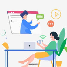 Hand Drawn Online Learning Reading Computer Illustration Education Plant Wireless Png Transparent Clipart Image And Psd File For Free Download Online Learning Online Drawing Education Clipart