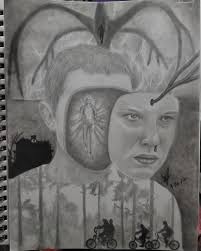 Graphite pencil portrait inspired by lovely woman