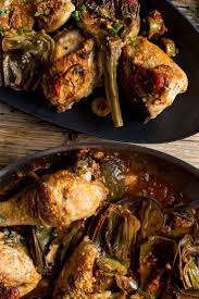 Nyt Cooking Imbued With The Classic Mediterranean Flavors Of Artichokes Garlic Mint And Olives This B Braised Chicken Healthy Chicken Recipes Olive Recipes