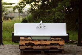 However a large single chamber sink can work well if you find a nice basin to place inside it. The Search For A Vintage Farmhouse Sink Domestic Imperfection