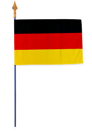 Drapeau allemagne en polyester muni d'œillets, fourreau, cordelettes, anneaux cousu main ou anneaux pour usage extérieur, manches à air, banderole et guirlande de drapeaux allemands. Drapeaux Pavillons Et Oriflammes Allemagne Varinard